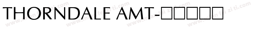 thorndale AMT字体转换